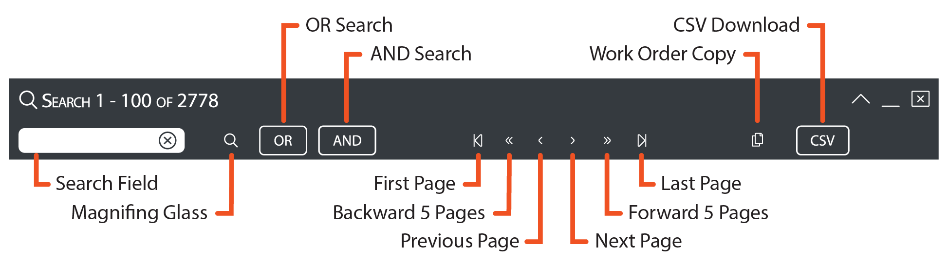 Advanced Search (1) - Top Menu