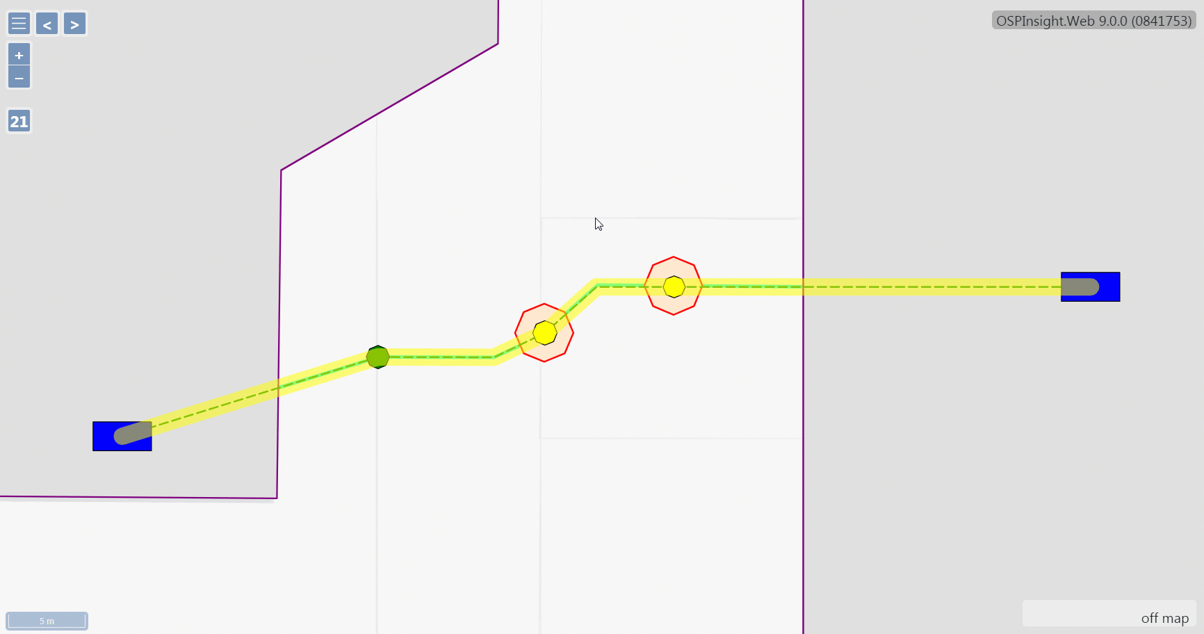 Clearing a Highlighted Route